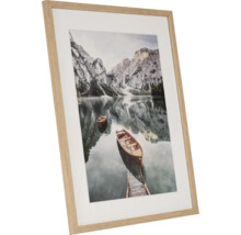 Image encadrée avec motif de lac et de montagne