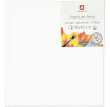 Keilrahmen von The Wall Art, 40 mal 40 cm, dreifach grundiert, aus 100 Prozent Baumwolle