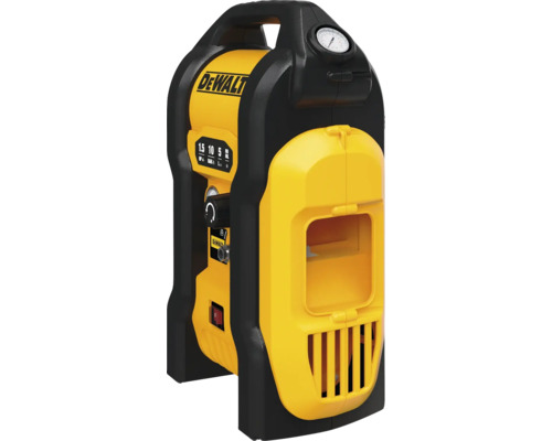 DeWalt Logo Kompressor mit Manometer