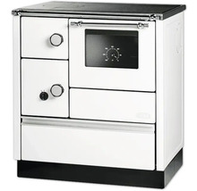 Holzherd mit Kochfeld und Backofen