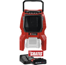 Einhell Akku-Baustellenradio mit Ladegerät und Akku