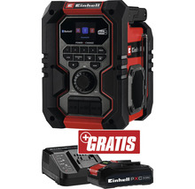 Radio de chantier Einhell avec chargeur et batterie