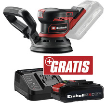 Ponceuse excentrique Einhell avec batterie, chargeur et action gratuite