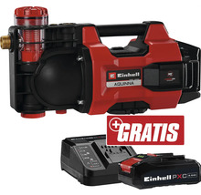 Einhell Aquinna Akku-Hauswasserwerk mit Ladegerät und Akku