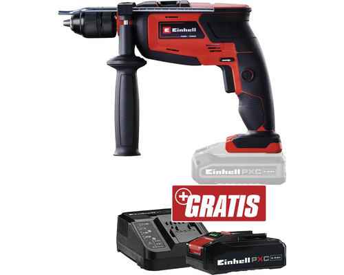Einhell Akku-Bohrhammer mit Akku, Ladegerät und Gratis-Akku