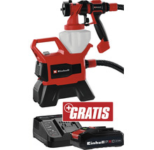 Einhell Système de pulvérisation de peinture avec batterie et chargeur
