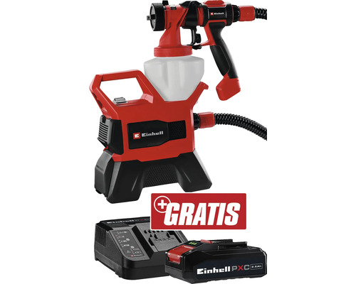 Einhell Système de pulvérisation de peinture avec batterie et chargeur