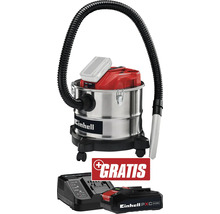 Einhell Aspirateur eau et poussière sans fil avec batterie et chargeur
