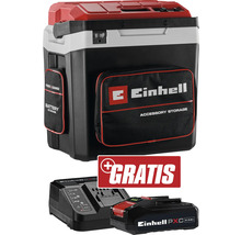 Glacière Einhell avec batterie, chargeur et logo Power X-Change