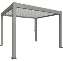 Pergola autoportante avec toit à lamelles pour l'extérieur