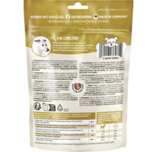 Yummeez Bonies à la volaille, collation sans céréales pour chiens, fabriquée en Allemagne