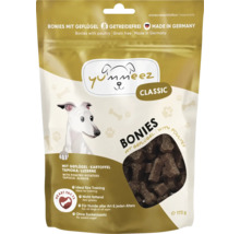 Yummeez Classic Bonies à la volaille, friandises pour chiens sans céréales en emballage refermable