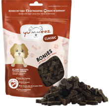 Yummeez Bonies avec des snacks pour chiens au boeuf, sans céréales et refermables