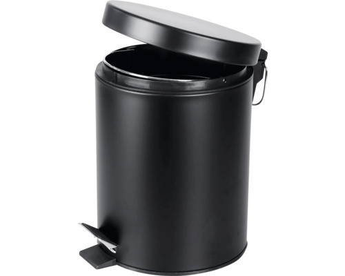Poubelle à pédale ronde ouverte