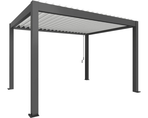 Pergola avec toit à lamelles pour le jardin
