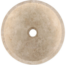 Vasque à poser ronde en pierre naturelle