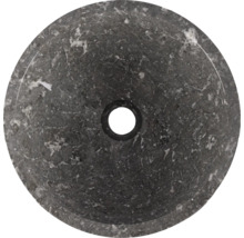 Vasque à poser ronde en pierre naturelle avec écoulement