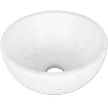 Vasque à poser en marbre de forme ronde