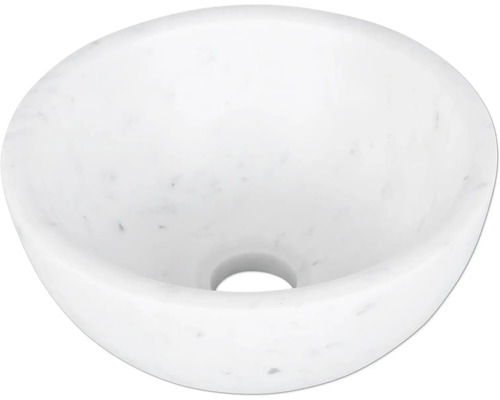 Vasque à poser en marbre de forme ronde