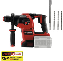 Einhell Akku-Bohrhammer mit Bohrern und Meißel