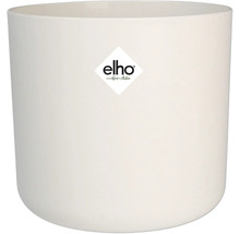 Pot de fleurs blanc avec logo Elho