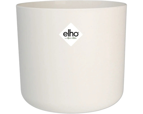 Pot de fleurs elho b. for soft, plastique, Ø 16 H 15 cm, blanc Pot de fleurs blanc avec logo Elho