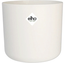 Pot de fleurs blanc avec logo Elho