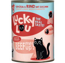 Lucky Lou Katzenfutter Geflügel und Rind mit Zucchini Dose