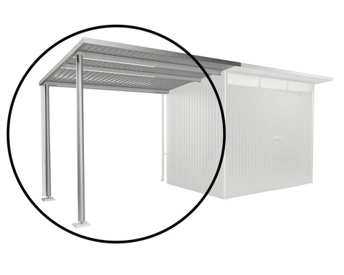 Freistehendes Carport aus Metall