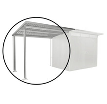 Metallcarport mit Stützpfosten