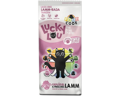 Lucky Lou Katzenfutter mit Geflügel und frischem Lamm