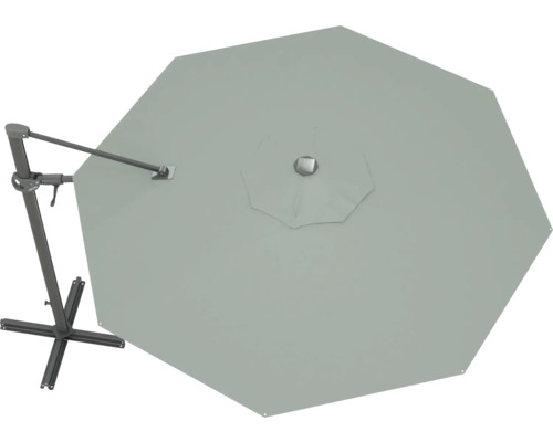 Parasol à bras libre avec pied en croix pour le jardin