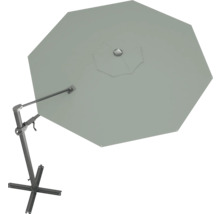 Parasol excentré avec support pour le jardin