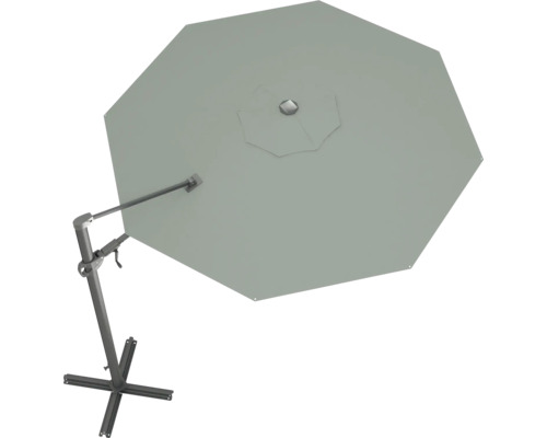 Parasol excentré avec support pour le jardin