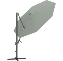 Parasol déporté avec pied pour le jardin