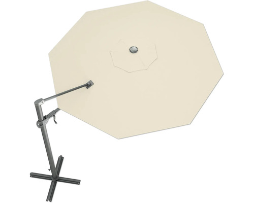 Parasol excentré avec pied de parasol