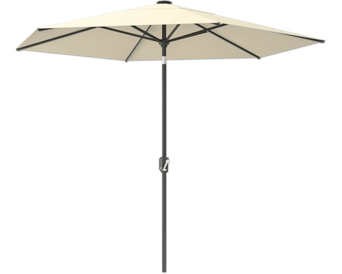 Quadratischer Sonnenschirm mit Mast