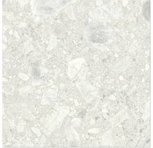 Carrelage de sol gris avec décor en pierre