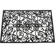 Paillasson à motif floral pour l'entrée