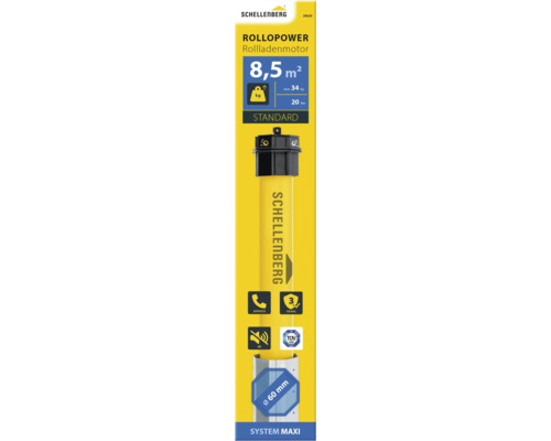 Schellenberg Rollladenmotor Rollopower für maximal 8,5 Quadratmeter Rollladenfläche