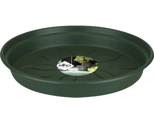 Soucoupe elho Green Basics plastique Ø 34 h 5 cm vert Soucoupe pour pots de fleurs en plastique