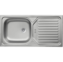 Évier en acier inoxydable avec égouttoir