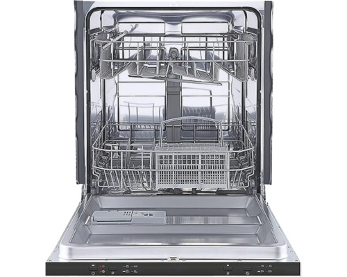 Lave-vaisselle ouvert avec paniers pour la vaisselle et les couverts