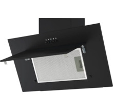 Hotte d'aspiration en métal avec panneau de commande