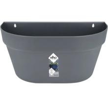 Pot de fleurs Elho gris pour montage mural