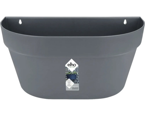 Grauer Elho Pflanztopf zur Wandmontage