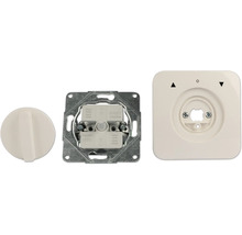 Variateur rotatif avec insert, cache et bouton de variateur