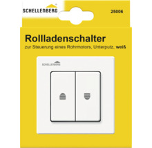 Schellenberg Rollladenschalter zur Steuerung eines Rohrmotors, Unterputz