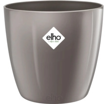 Pot de fleurs gris en plastique