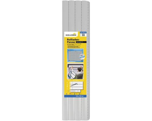 Schellenberg Rollladenpanzer für Fenster, 130x150 cm, aus PVC Profilen